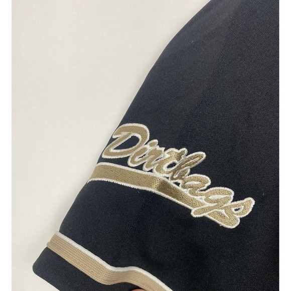 COLOSSEUM LONG BEACH DIRTBAGS‎ BUTTON UP BASEBALL JERSEY XXL Vintage Made Korea - Picture 12 of 12
